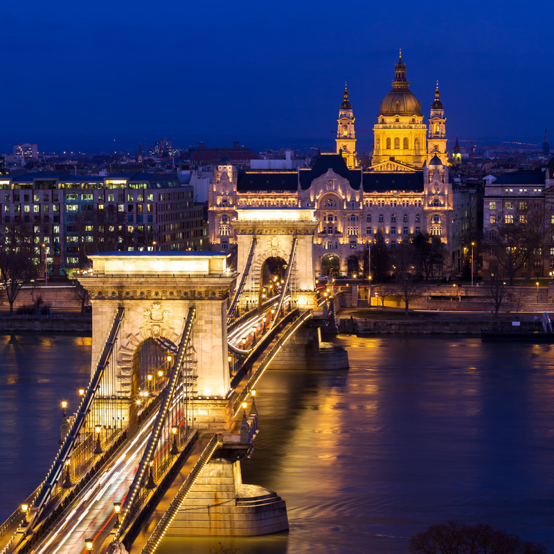 Puente de las Cadenas, Budapest (Hungría)